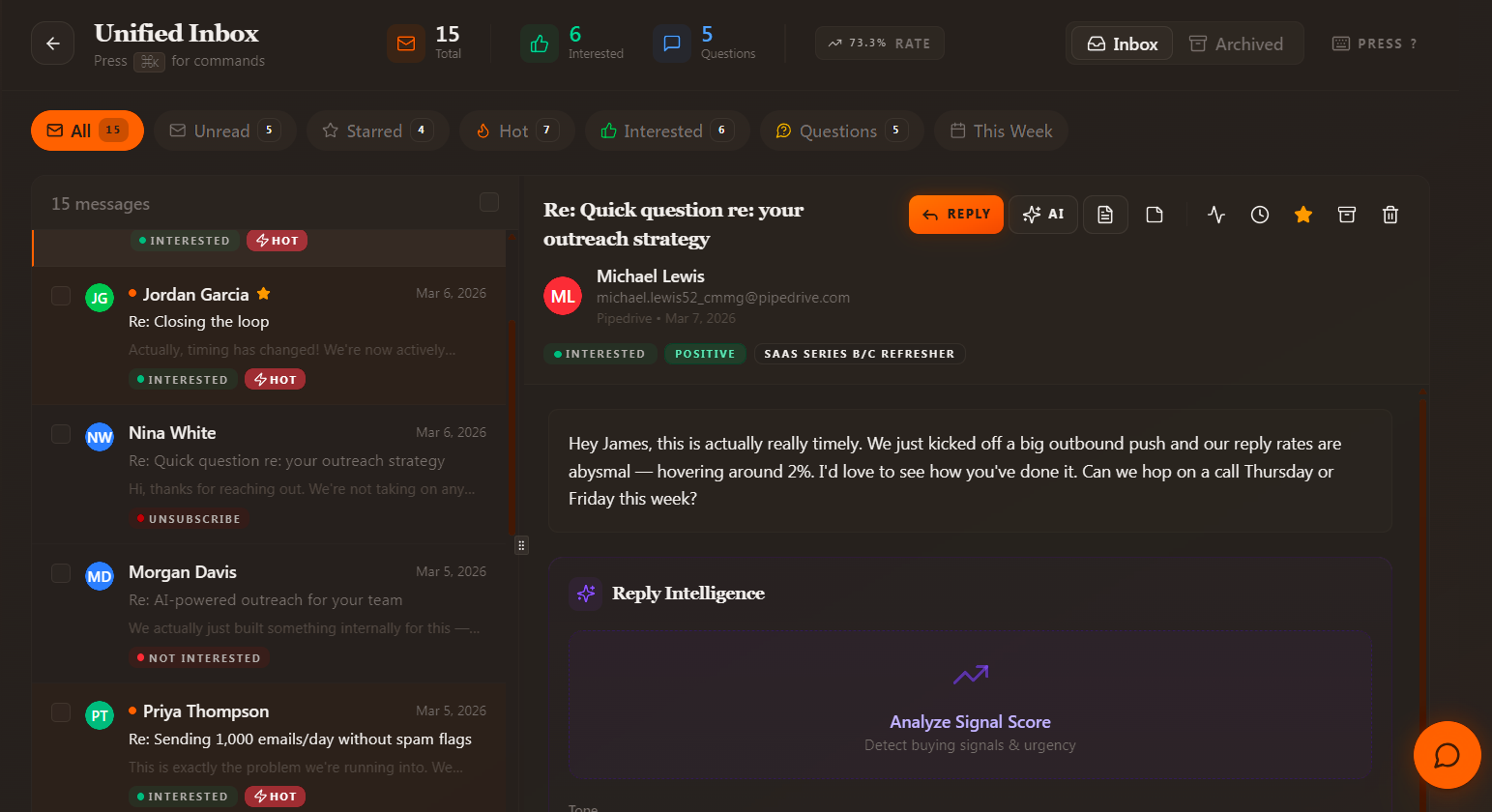 Mailfra unified inbox